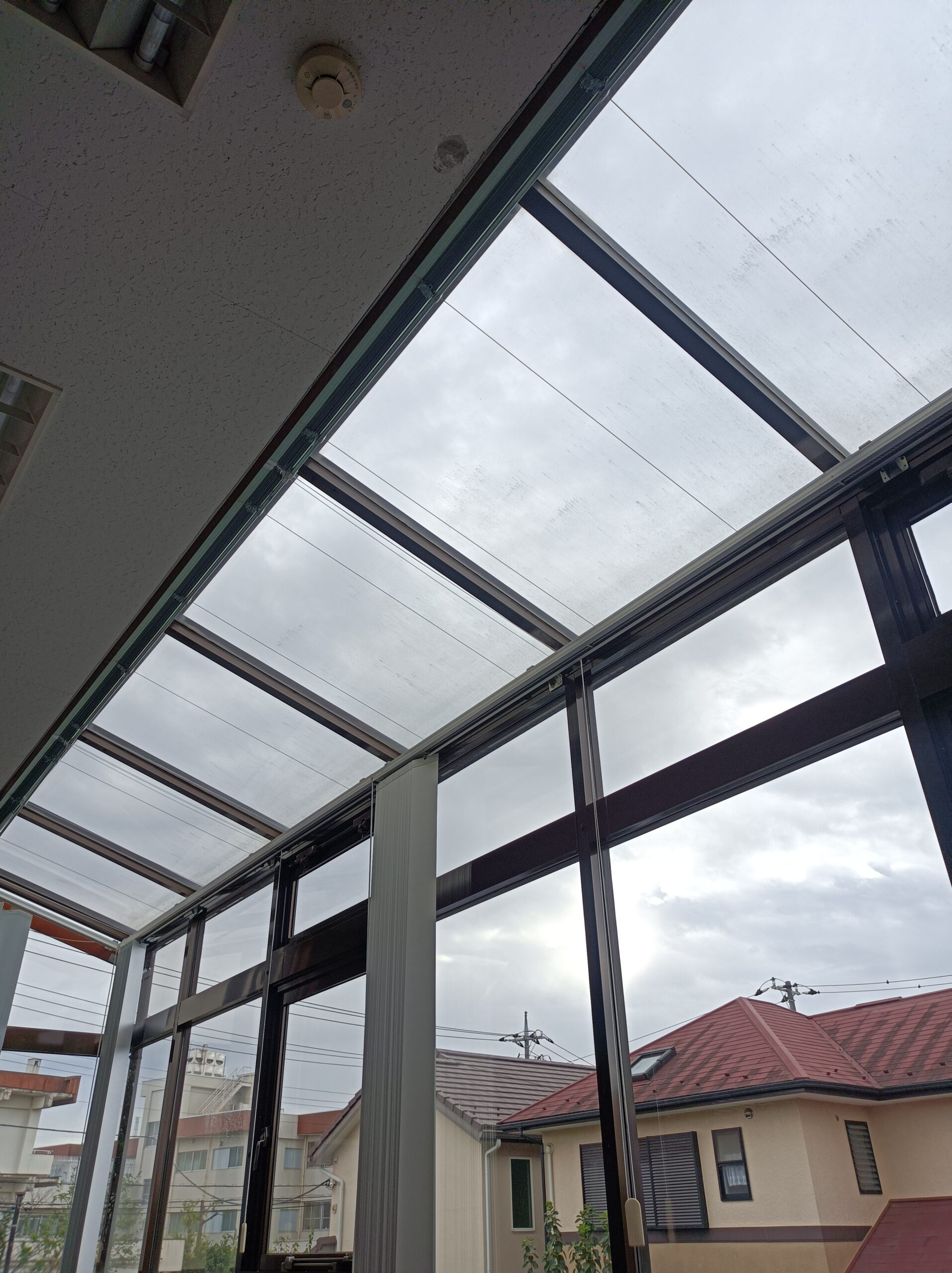 ミラーフィルム(トップライト)施工後