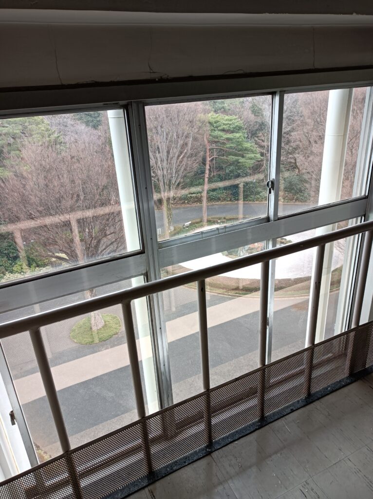 断熱フィルム剥がし後